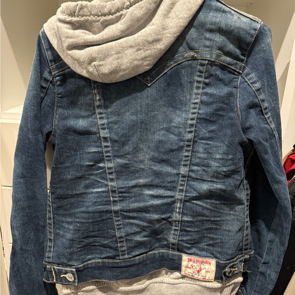 True Religion Jimmy Hooded Denim Jacket - Picture 2 of 9